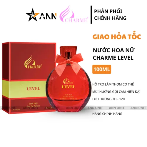 Nước hoa Charme Level nữ 100ml, phiên bản mới gợi cảm hiện đại