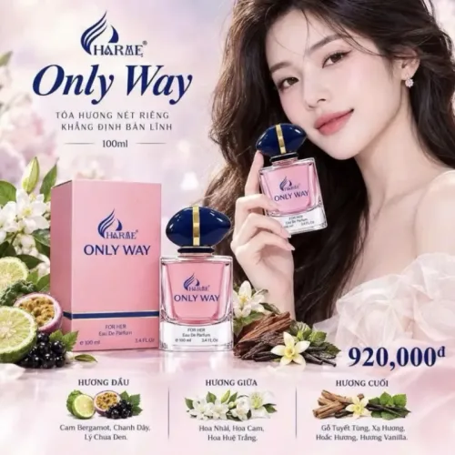 Nước Hoa Nữ Charme Only Way For Hẻ 100ml Hương Thơm Nữ Tính