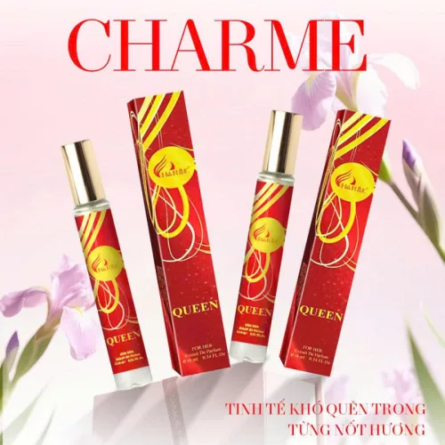 Nước hoa Charme Queen 10ml dành cho nữ, hương thơm gợi cảm