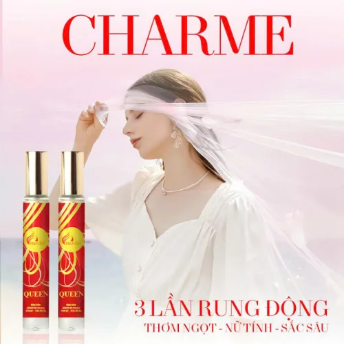 Nước hoa Charme Queen 10ml dành cho nữ, hương thơm gợi cảm