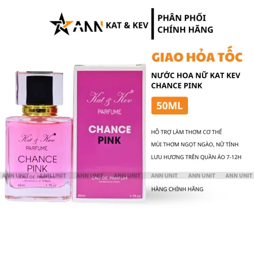 Nước hoa nữ Kat Kev Parfume Chance Pink 50ml