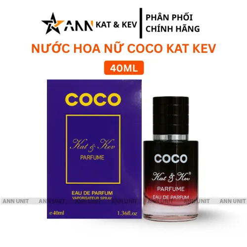 Nước hoa nữ Kat Kev Parfume Coco Eau De Parfum 40ml