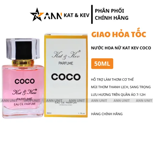 Nguồn hàng sỉ nước Hoa Nữ Kat Kev Parfume Coco 50ml - Hương Thơm Thanh Lịch Sang Trọng