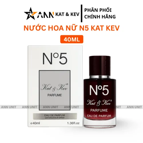 Chuyên sỉ nước Hoa Nữ Kat Kev Parfume N5 40ml - Hương Thơm Lôi Cuốn Huyền Bí