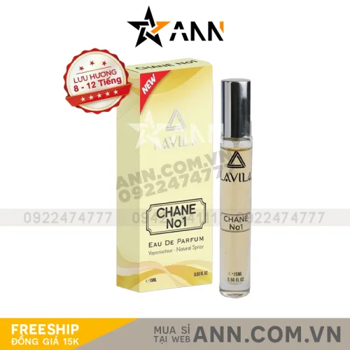 Nước hoa nữ Lavila Chane No1 Eau De Parfum dạng mini 15ml