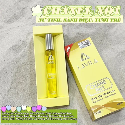 Nước hoa nữ Lavila Chane No1 Eau De Parfum dạng mini 15ml