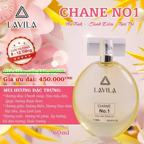 Nguồn hàng sỉ nước Hoa Nữ Lavila Chanel CoCo 60ml