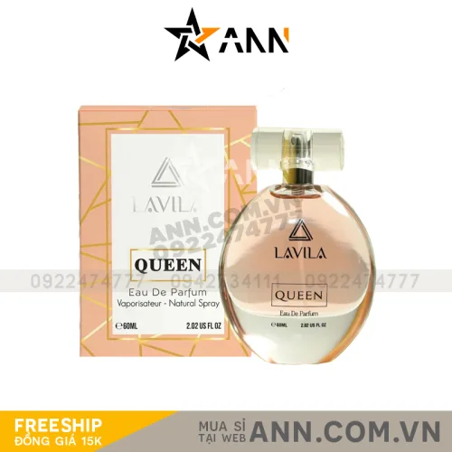 Nước hoa nữ Lavila Queen EDP 60ml dạng nguyên hộp