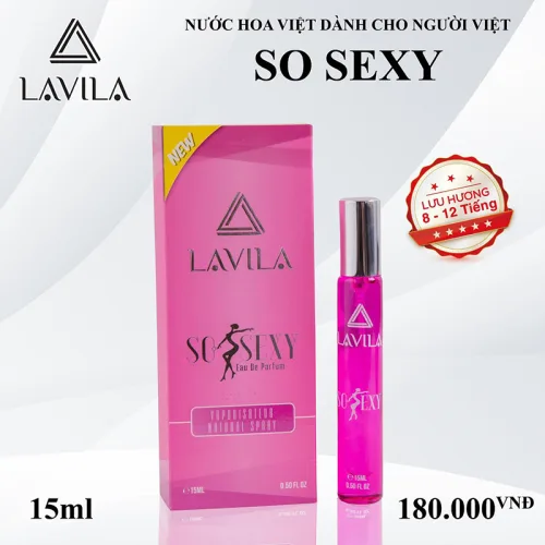 Lavila So Sexy Nước Hoa Nữ Dạng Mini 15ml