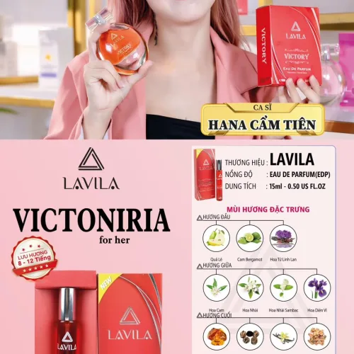 Nước hoa nữ Lavila Victoniria 15ml dạng mini Eau De Parfum