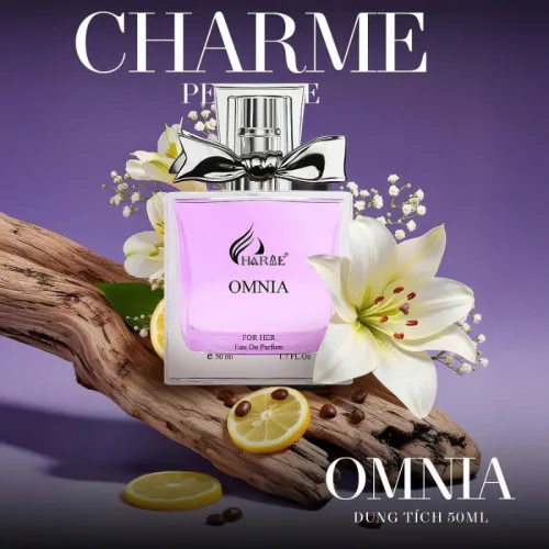 Nước hoa Charme Omnia 50ml cho nữ, hương Floral Fruity