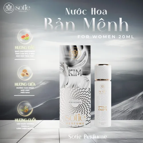 Nước hoa nữ Sotie Perfume phong thủy mệnh Kim 20ml
