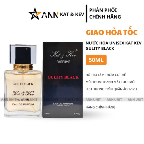 Nước hoa Kat Kev Gulity Black Eau De Parfum Unisex 50ml