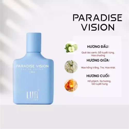 Chuyên sỉ nước Hoa Unisex Lua Paradise Vision 50ml - Hương Thơm Tươi Mát Trẻ Trung