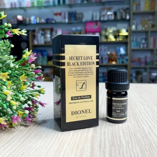 Nước hoa vùng kín màu đen Dionel Secret Love Black Edition dung tích 5ml
