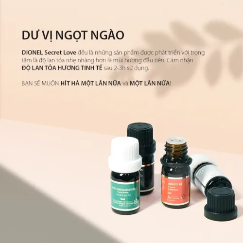 Nước hoa vùng kín màu đen Dionel Secret Love Black Edition dung tích 5ml