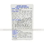 Nước hoa vùng kín màu đen Dionel Secret Love Black Edition dung tích 5ml