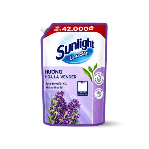 Hình ảnh Nước Lau Sàn Túi SUNLIGHT Hương Hoa Lavender 3.6kg trong bộ sưu tập Sunlight