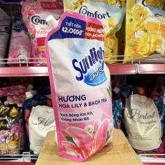Nguồn hàng sỉ nước Lau Sàn Túi SUNLIGHT Hương Hoa Lily & Bạch Trà 3.6kg