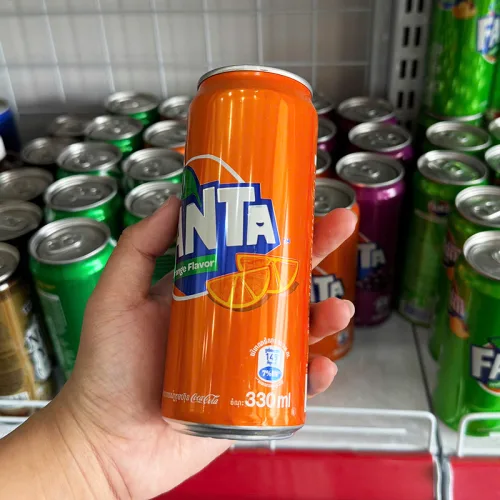 Khay 24 lon nước ngọt Fanta Mix đủ vị Thái Lan, 330ml/lon
