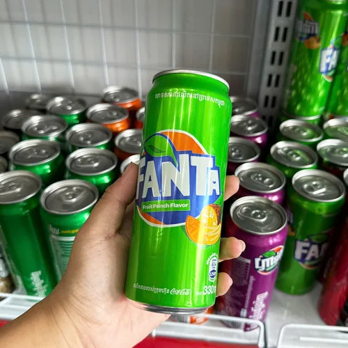 Khay 24 lon nước ngọt Fanta Mix đủ vị Thái Lan, 330ml/lon