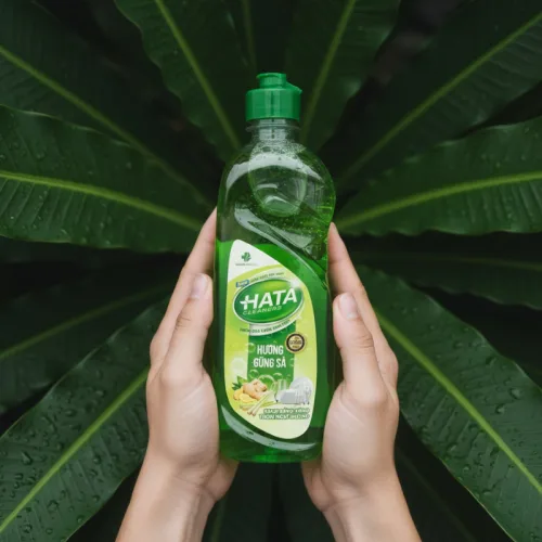 Nước Rửa Chén Hata Cleaners Hương Gừng Sả 400g