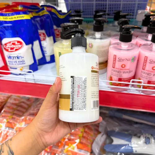 Nước rửa tay SHENA tinh chất nấm linh chi, diệt khuẩn 500ml