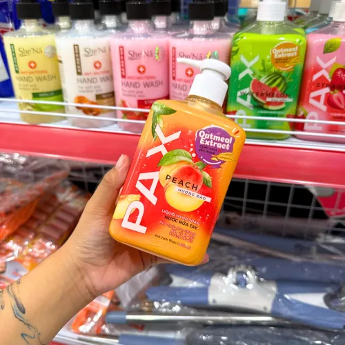 Shop sỉ nước Rửa Tay PAX Hương Đào 600ml