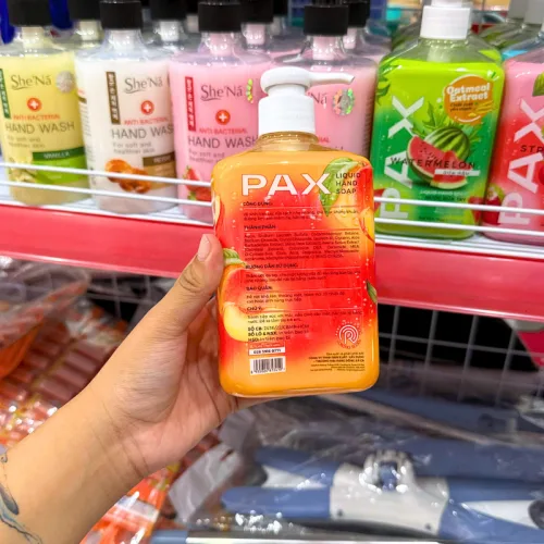Shop sỉ nước Rửa Tay PAX Hương Đào 600ml