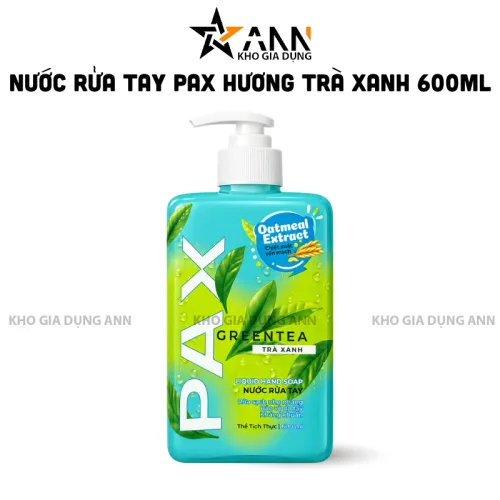 Chuyên sỉ nước Rửa Tay PAX Hương Trà Xanh 600ml
