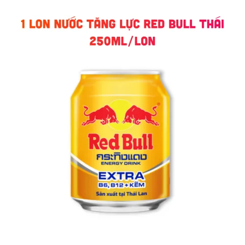 Nước tăng lực Red Bull Thái Lan, lon 250ml