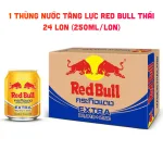 Thùng 24 lon nước tăng lực RED BULL Thái Lan, mỗi lon 250ml