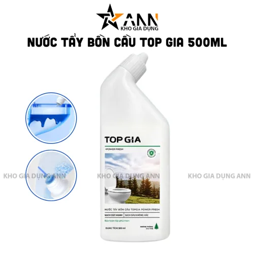 Chai Nước Tẩy Bồn Cầu Top Gia Diệt Khuẩn Siêu Sạch 500ml