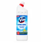 Vim Chanh Sả Dịu Mát Nước Tẩy Bồn Cầu 880ml Chai Trắng