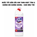 Chỗ sỉ nước Tẩy Bồn Cầu Vim Than Hoạt Tính & Hương Oải Hương 880ml - Chai Màu Tím