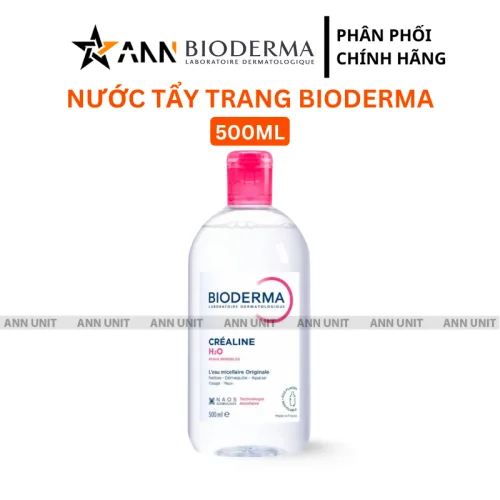 Nơi lấy sỉ nước Tẩy Trang Bioderma Màu Hồng Sensibio H2O 500ml Dành Cho Da Nhạy Cảm