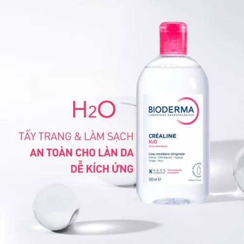 Nơi lấy sỉ nước Tẩy Trang Bioderma Màu Hồng Sensibio H2O 500ml Dành Cho Da Nhạy Cảm