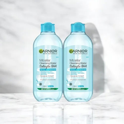 Garnier Micellar Salicylic BHA Nắp Xanh 400ml Cho Da Dầu Mụn