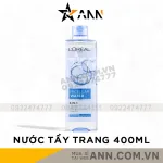 Nước tẩy trang Micellar Water Refreshing Loreal Paris xanh nhạt 400ml