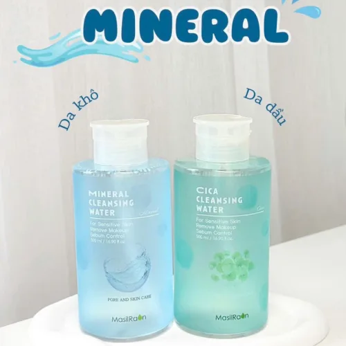 Chuyên sỉ nước Tẩy Trang Masilraon Cica Cleansing Water 500ml