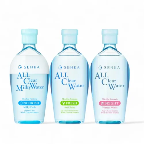 Nước Tẩy Trang Senka All Clear Micellar 230ml Hỗ Trợ Dưỡng Ẩm Sạch Sâu Làm Sáng Da – một lựa chọn đáng tham khảo trong senka