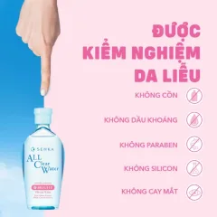 Chỗ sỉ nước Tẩy Trang Senka All Clear Micellar Bright Màu Hồng 230ml