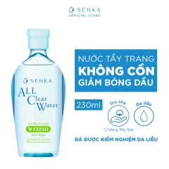 Nơi lấy sỉ nước Tẩy Trang Senka All Clear Micellar Fresh Màu Xanh Lá 230ml - Dành Cho Da Dầu Nhờn