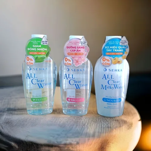 Nơi lấy sỉ nước Tẩy Trang Senka All Clear Micellar Fresh Màu Xanh Lá 230ml - Dành Cho Da Dầu Nhờn