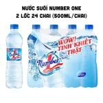 Shop sỉ nước Uống Đóng Chai Number One 2 Lốc Gồm 24 Chai (500ml/Chai)