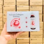 Nơi lấy sỉ nước Uống Sakura Bổ Sung Collagen 500ml Hỗ Trợ Làm Đẹp Làn Da - Hộp 10 Lọ