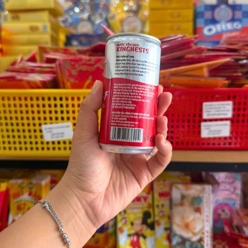 Nước yến sào Kingnests Thái Huy Bảo tổ yến thiên nhiên, 180ml, 5 lon