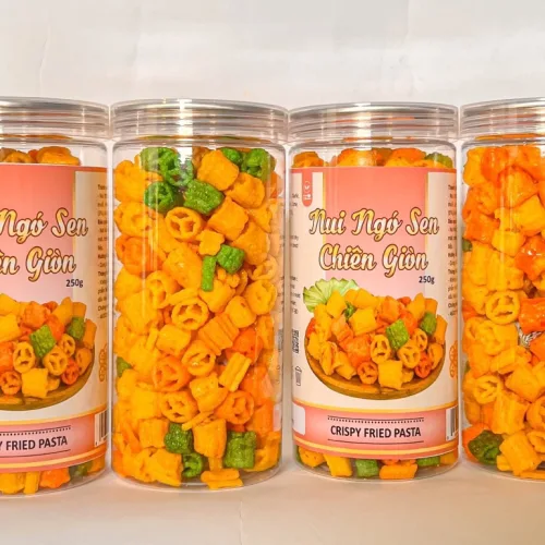 Shop sỉ nui Ngó Sen Chiên Giòn Thơm Ngon 250g Hộp