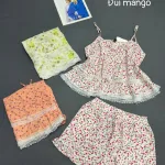 Đồ bộ nữ 2 dây quần đùi chất mango mặt mát DD-95486