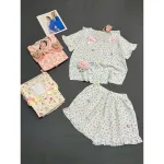 Đồ Bộ Nữ Cotton Hàn Áo Cổ Sen, Tay Ngắn Và Quần Đùi Họa Tiết Size 45-62kg